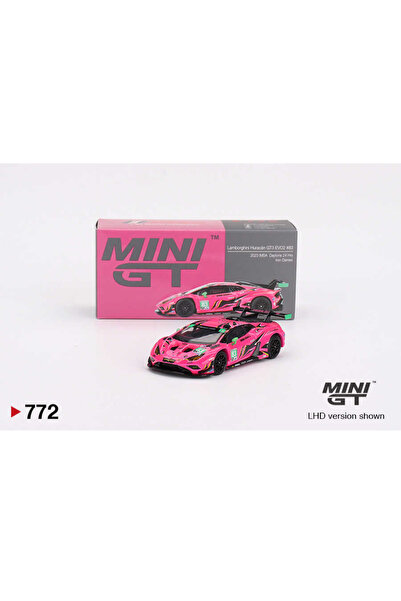 mini gt 1:64 Lamborghini Huracán GT3 EVO2 #83 – Iron Dames Daytona Hot Pink