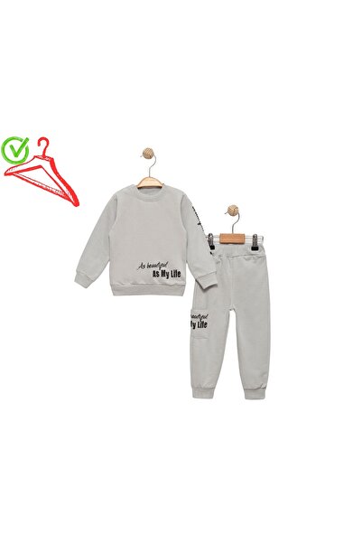 Atabay Kids طقم أطفال للأولاد من أتاباي مقاس 185-10-25 مطبوع عليه 'MY LİFE' ل...