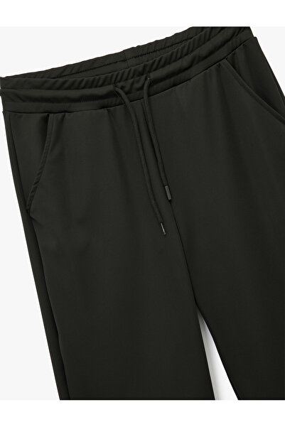 Koton Pantaloni de sport cu talie foarte înaltă, cu detaliu de buzunar