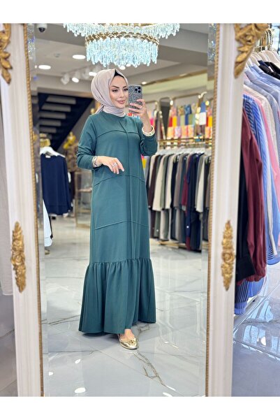 ALANURMODA Ribbed Stitching Dress