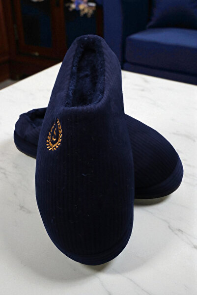 HFKY Unisex Κεντημένο βελούδινο μοτίβο Άνετη μαλακή σόλα με γούνα εσωτερικά. Παντόφλες