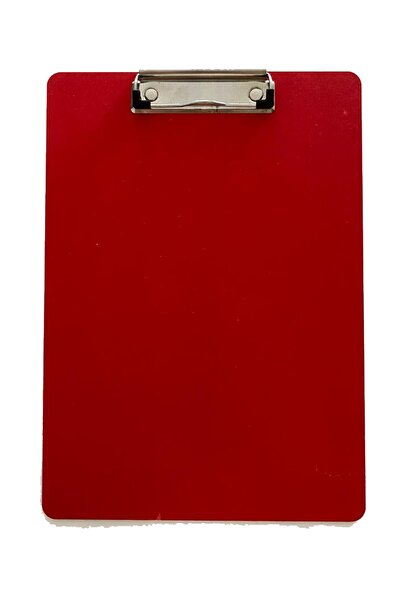 KarmaOfis A4 Wooden Secretarial Folder Red (3 mm Thickness)