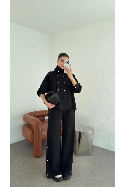 HAZELANNA Premium Μαύρο Σετ Μοντάλ