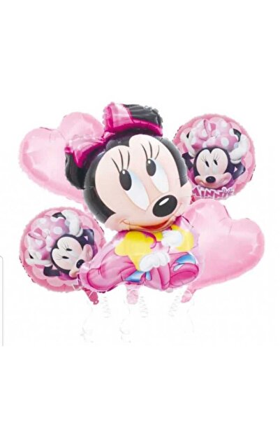 Baloane Vesele Set 5 Baloane Baby Minnie Mouse SET224