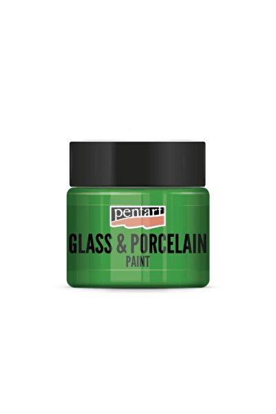 Pentart GLASS & PORCELAIN PAINT 30ML APPLE GREEN