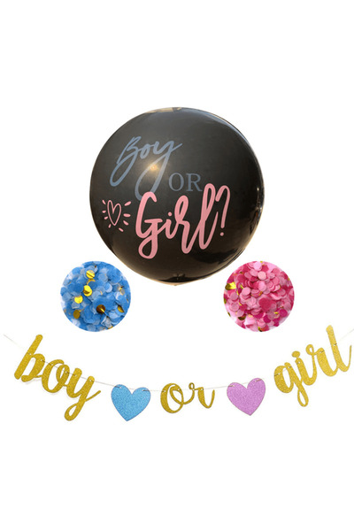 Baloane Vesele Boy Or Girl Baby Shower Decor SET288