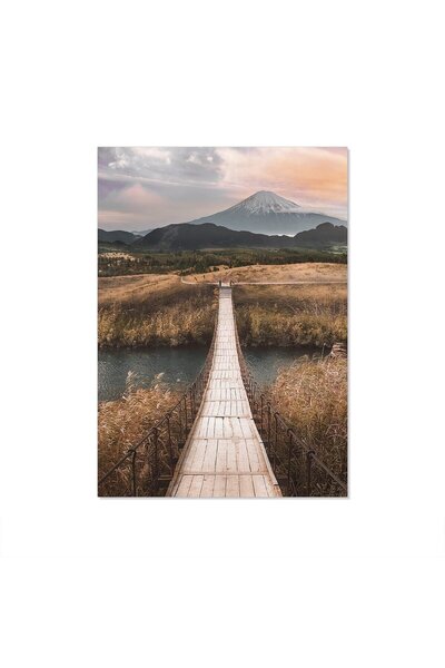 MAPLE LEAF لوحة فنية جدارية مطبوعة بإطار من القماش مقاس 50×70 سم