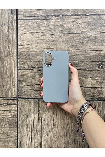 Iphone 17 Uyumlu İçi Kadife Silikon Telefon Kılıfı