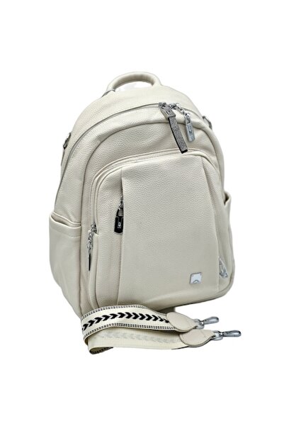 OEM Rucsac de damă Micutz, ergonomic și impermeabil, 28x34x15cm, crem