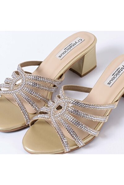 crystalicious Warm Comfortable Handcrafted by Artisans Heel Premium Elegant D...
