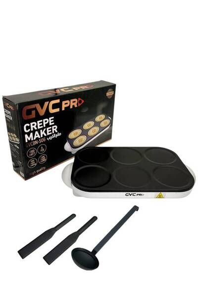 GVC PRO Crepe Maker For Musabeeb, 6 Slots - GVCBN-506