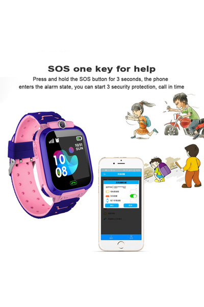 Generic Smartwatch for Kids Q12 with Touch Screen, 2G SIM Support