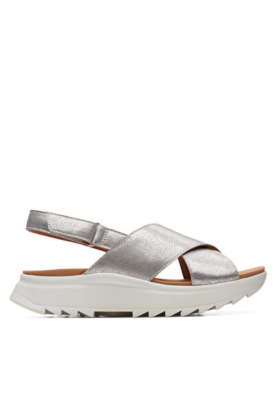 CLARKS Γυναικεία Σανδάλια ασημένια CLARKS-26171951 ΑΣΗΜΕΝΙΑ ΜΕΤΑΛΛΙΚΑ