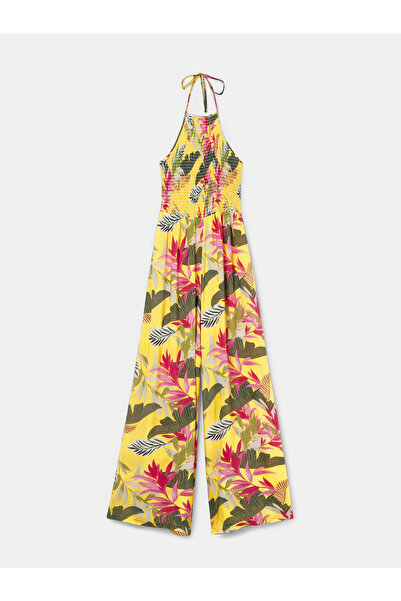 Desigual Γυναικεία Ολόσωμη Φόρμα Πολύχρωμη DESIGUAL-24SWMW22 8018 ΚΙΤΡΙΝΟ