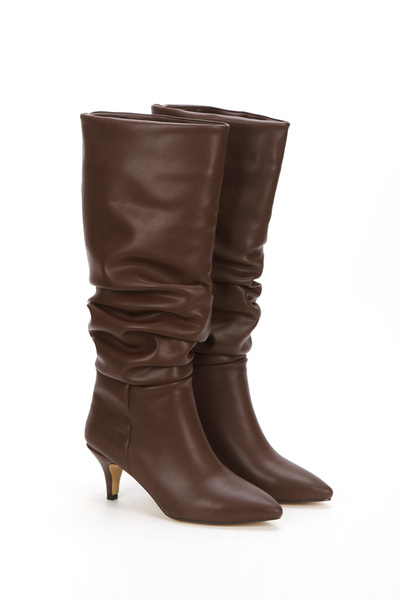 DYG STORE Women's 6 cm Thin Heeled Pointed Toe Boots