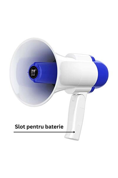 StartONTeam Powerful and Portable Megaphone with Microphone, Recording, Battery and Simple Siren 20W