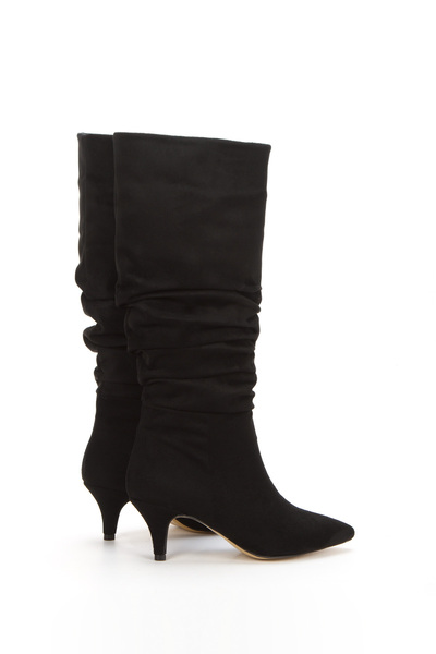 DYG STORE Women's 6 cm Thin Heeled Pointed Toe Boots