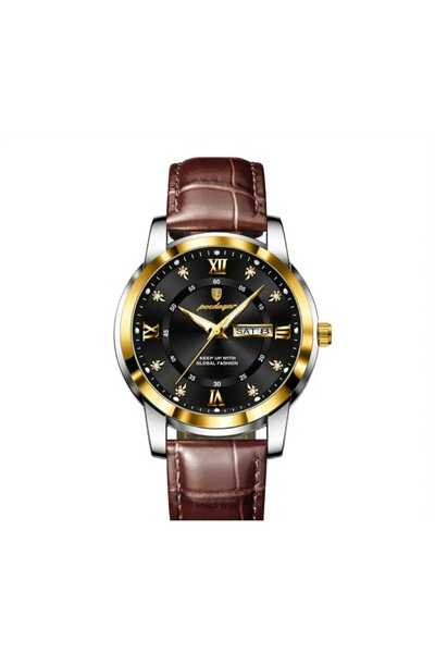 ORVIO Group Waterproof Crystal Glass Wristwatch