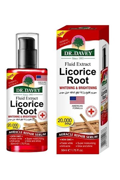 Dr. Davey سيروم دكتور ديفي لتفتيح البشرة وإزالة البقع الداكنة بخلاصة عرق السوس ٥٠ مل