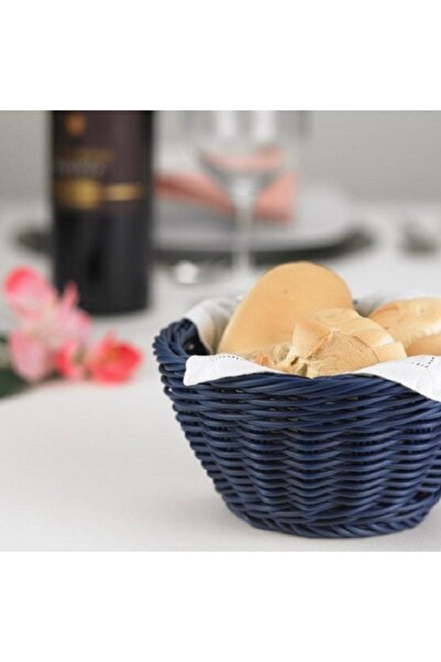 LEONE Polypropylene serving basket, Vanity, navy blue