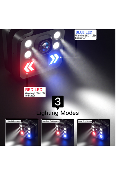 StartONTeam Mini Portable Camera 1080P FHD with Video Recording, LED Flashlight, Warning Mode, for Any Situation