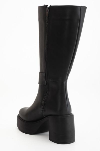 DYG STORE Women's Platform Buckle Boots