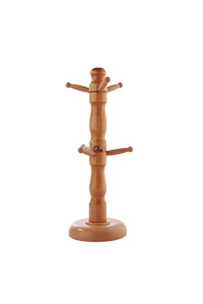 abnturk Yüksek Kalite Ahşap Kupa Askısı 30 cm