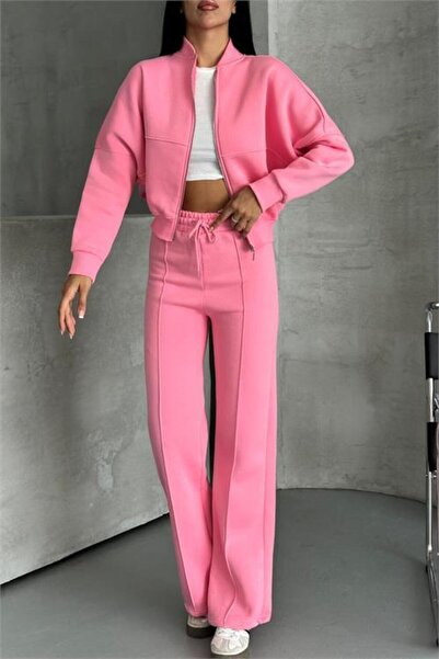 Dipmoda Γυναικείο σετ αθλητικής φόρμας χειμερινού oversized DPG112