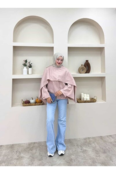 lurex moda One Button Cashmere Jacket with Cape