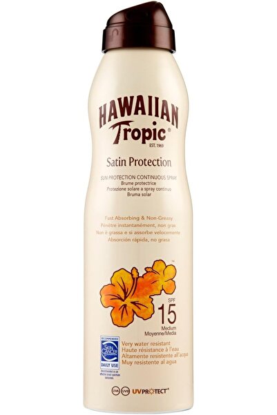 Hawaiian Tropic Satin Protection Continuous Spray SPF15 - 220ml