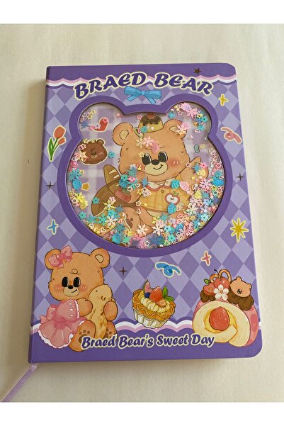 ŞİMŞEK KIRTASİYE BİJUTERİ Fcx 15X21 Sequin Bear Notebook No:09 - Memory Noteb...