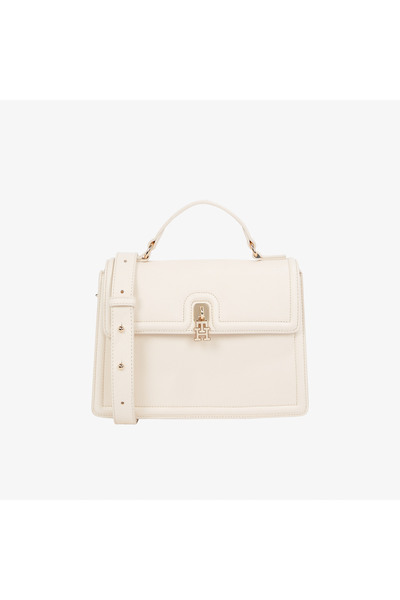 Tommy Hilfiger Eternity Mini Satchel Kadın Bej El Çantası