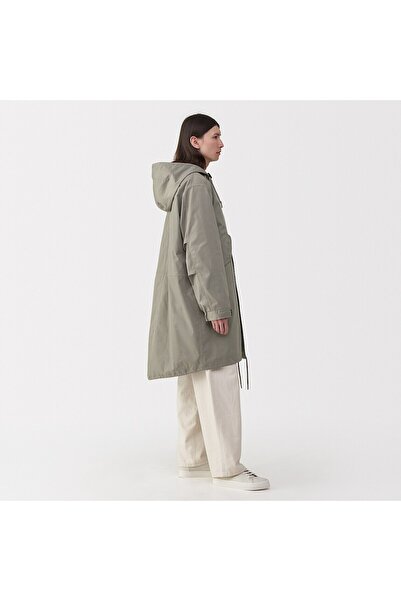 Muji Lined Mod Coat