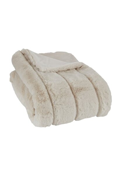 DavidaHome Faux fur blanket, fluffy and pleasant to the touch, 130 x 170 cm, ...