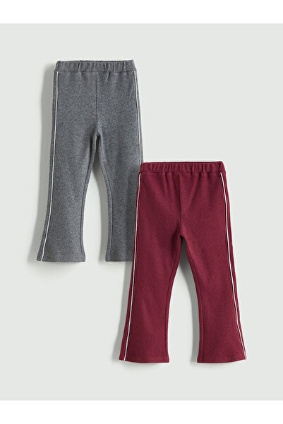 LC Waikiki Colanți pentru fete cu picior spaniol cu talie elastică