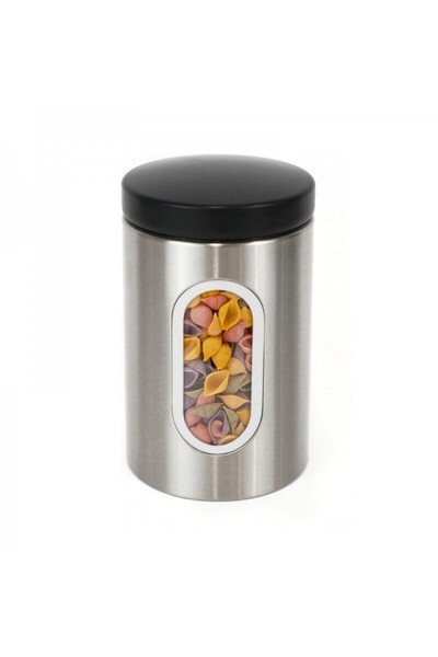 Viejo Valle Stainless steel box with ingredient window, Privilege, 12.1x19.6 cm