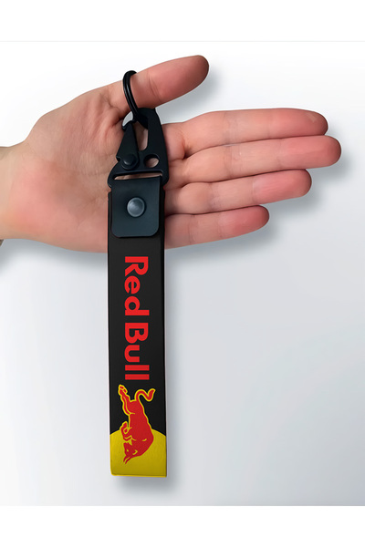REDBULL SİYAH YENİ DESEN MOTOR ANAHTARLIĞI