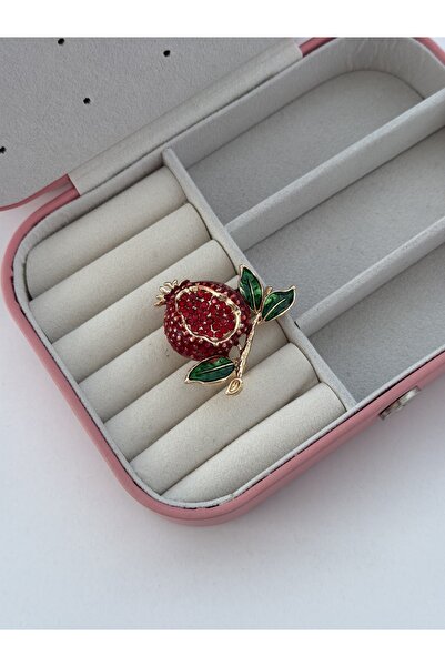 Enfes Takı Özel Tasarım Nar Figürlü Broş