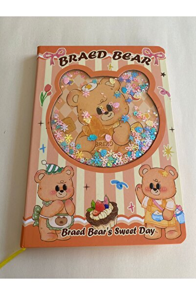 ŞİMŞEK KIRTASİYE BİJUTERİ Fcx 15X21 Sequin Bear Notebook No:09 - Memory Noteb...