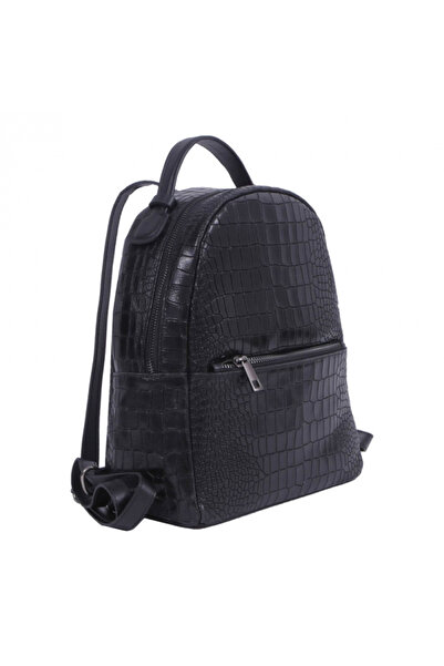 AZZURA Rucsac Freya, piele neagră 8065