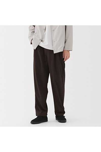Muji Quick Dry Darted Wide Easy Pants