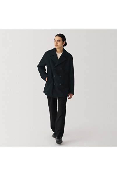 Muji Wool Blend Pea Coat