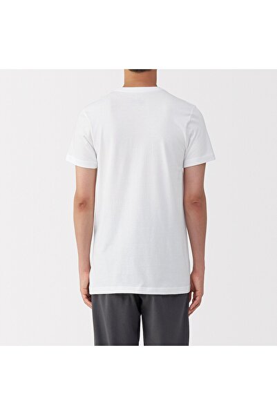 Muji Side Seamless Cotton Crew Neck Short Sleeve T-Shirt