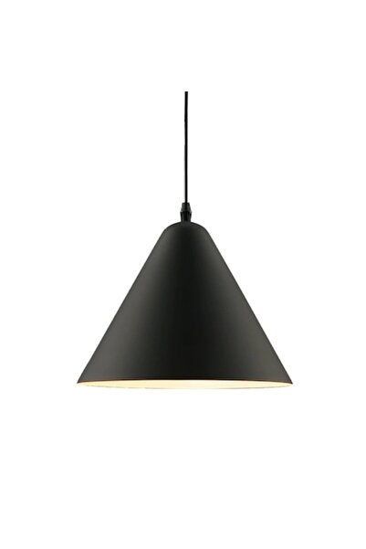 FineLynx™ Lampă suspendată BlackCrest, negru mat, soclu E27, abajur metalic, diametru 35 cm