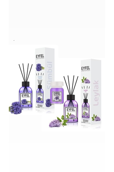 Eyfel Set 3 Odorizante de camera Eyfel, Zambila, Lavanda, Liliac 120 ML