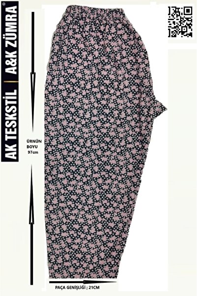 A&K ZÜMRA Πιτζάμες με χειμερινό σχέδιο Mother Model Plus Size