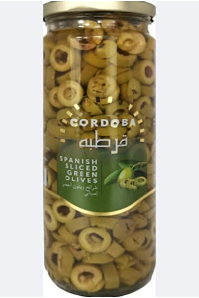 Cordoba زيتون أخضر مقطع، 450 غرام
