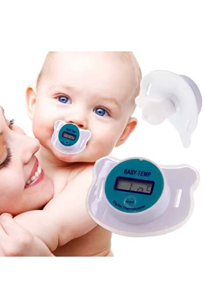 StartONTeam Electronic Pacifier Thermometer for Babies, Oral Temperature Measurement Fever Alarm Memory Function