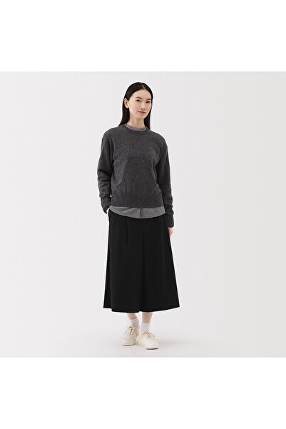 Muji Stretch Brushed Cropped Pants