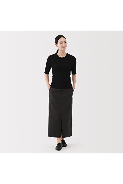 Muji Water Repellent Stretch Straight Skirt